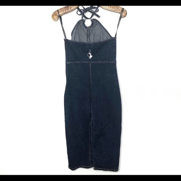 Baby Phat halter backless dress. Fits like a 10/12 - Picture 2 of 9